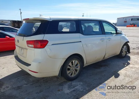 2017 Kia Sedona L z USA, uszkodzony, nr VIN KNDMA5C16H6272576